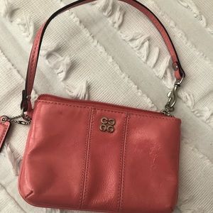 Coach pink wristlet